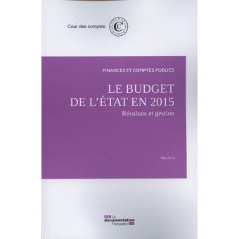 Le budget de l'état en 2015