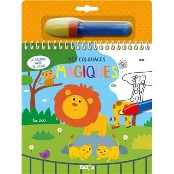 Je Colorie Avec De L Eau Au Zoo Broche Collectif Achat Livre Fnac