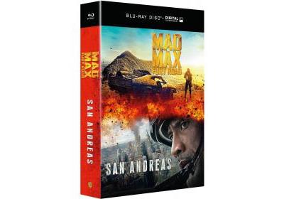 Coffret San Andreas + Mad Max Fury Road Blu-ray