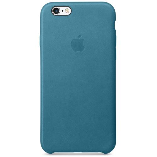 Coque en cuir Apple pour iPhone 6s Bleu marine
