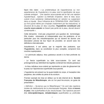 Mésothérapie