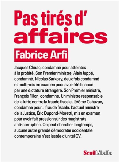 Pas tirés d'affaires - Fabrice Arfi (2023)