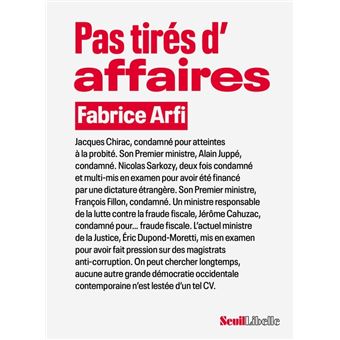 Pas tirés d'affaires
