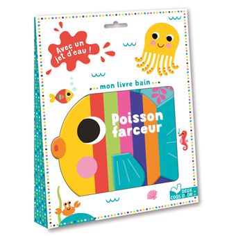 Mon livre bain poisson farceur ! - crache de l'eau