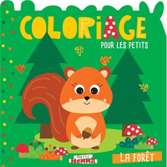 Mon P'tit Hemma Coloriage pour les petits - La forêt