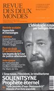 Revue des deux mondes septembre 2022 - alexandre soljenitsyn