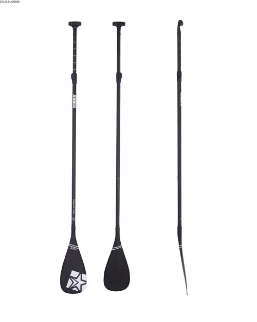 Pagaie pour Stand up Paddle SUP Jobe Carbon Pro 3 pièces Noire