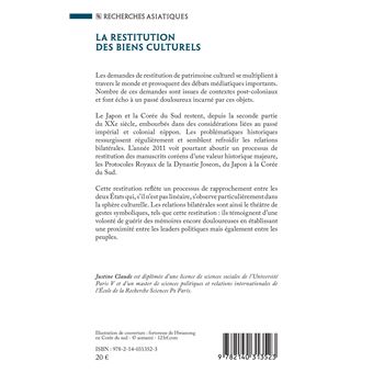 La restitution des biens culturels