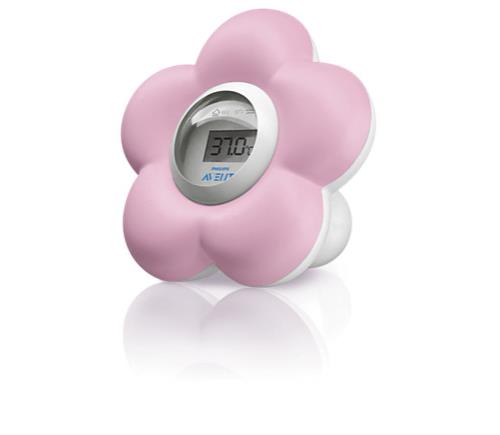 Thermomètre De Bain Bébé Numérique En Forme De Baleine - Écran Tactile, étanche, Pile Incluse (rose)
