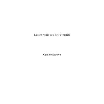 Les chroniques de l'éternité