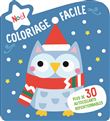 Couverture rouge coloriage facile Noel