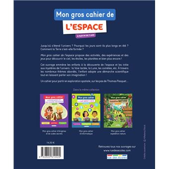 Mon gros cahier de l'espace