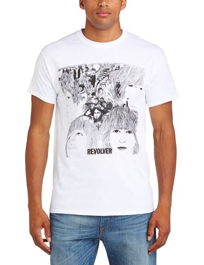 Men s revolver album cover/white/men/xl/tee shirt