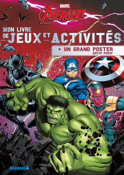 Marvel avengers mon livre de jeux et activites