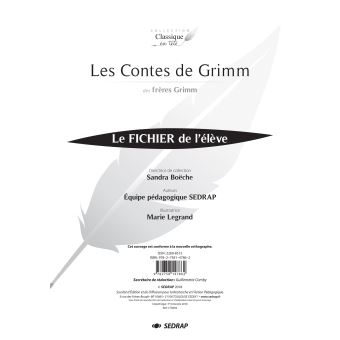 Les contes de grimm- fichier pedagogique