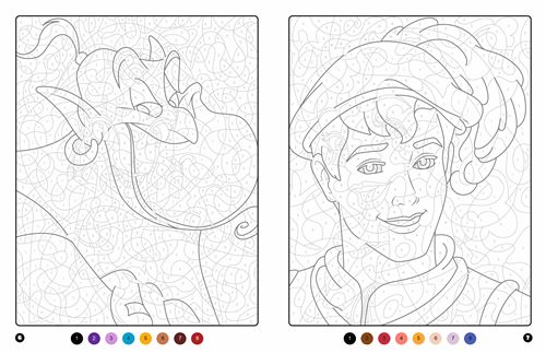 Livre de coloriage Princesse Disney colorare Avec marqueurs magique