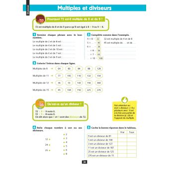 Ça y est, je sais ! Multiplication - Division CM1-CM2