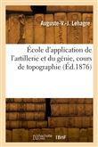 École d'application de l'artillerie et du génie, cours de topographie