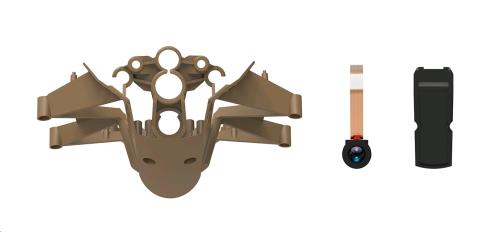 Camera en houder Parrot voor Jumping Sumo kaki