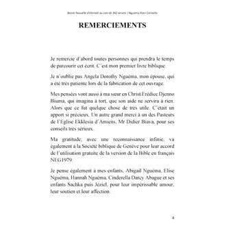 Bonne Nouvelle d'éternité au coin de 342 versets