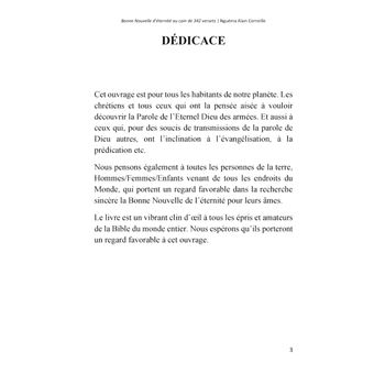 Bonne Nouvelle d'éternité au coin de 342 versets