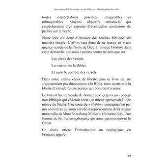 Bonne Nouvelle d'éternité au coin de 342 versets