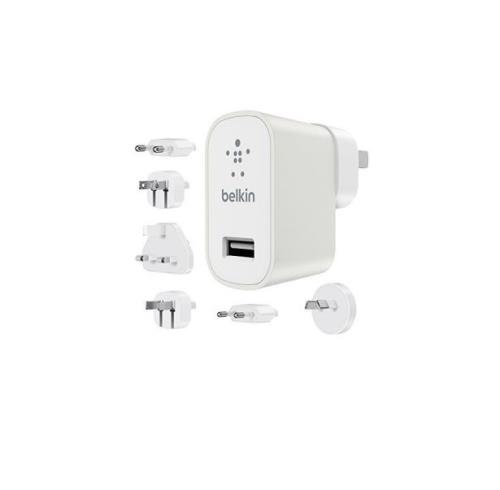 Kit universel de voyage Belkin Chargeur secteur L 2.4 A Blanc