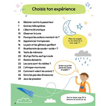 Mes premières expériences scientifiques