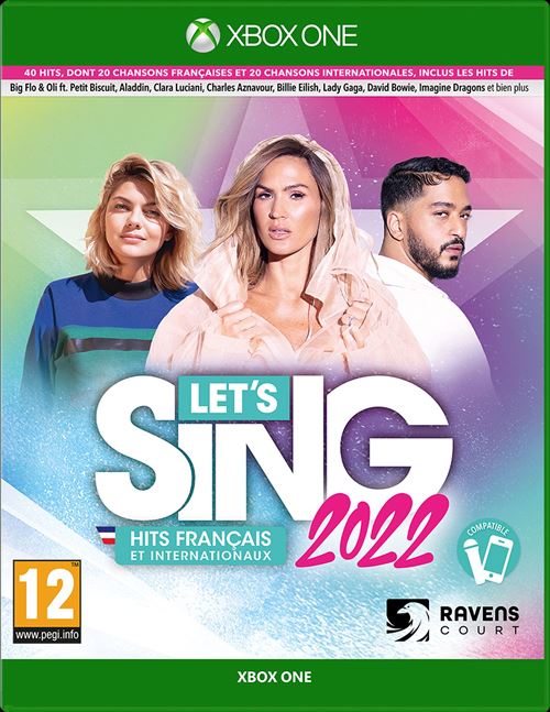Pochette avant du jeu Let's Sing 2022 Solo Xbox Series X