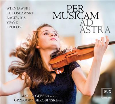 Per musicam ad astra/oeuvres pour violon et piano