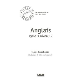 Anglais cycle 3 niveau 2 + téléchargement