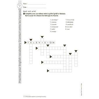 Anglais cycle 3 niveau 2 + téléchargement