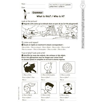 Anglais cycle 3 niveau 2 + téléchargement