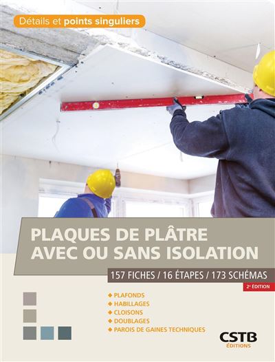 Plaques de plâtre avec ou sans isolation - Jean-Daniel Merlet - broché