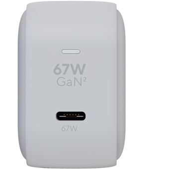 LINQ Connects, 67W, Chargeur à domicile, Chargeur mural GaN2, Connexion USB, Technologie d