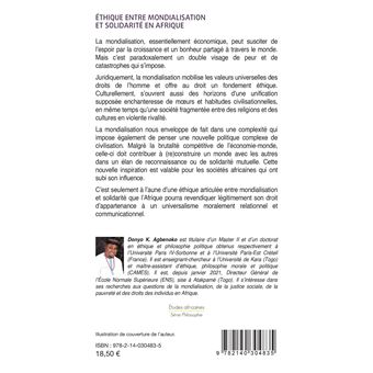 Éthique entre mondialisation et solidarité en Afrique
