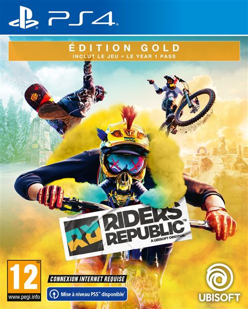 Pochette avant du jeu Riders Republic Edition Gold PS4