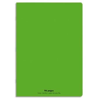Cahier éco - piqué - couverture polypro - 96 pages - 24x32 cm