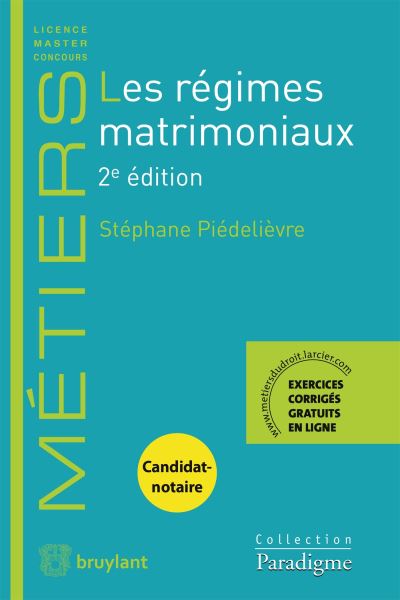 Les régimes matrimoniaux