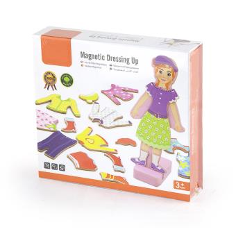 Jeu Magnétique Habiller Bébé – Poupées Princesse Magnétiques – 4 Tenues – Voyage, Éducatif – Dès 3 Ans