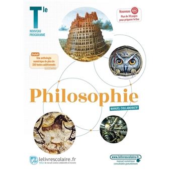 Philosophie Terminale Manuel Collaboratif, Nouveau Programme - Broché ...