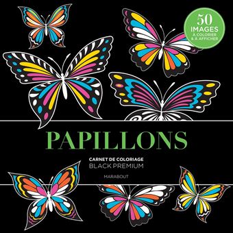 Carnet Black Premium Papillons