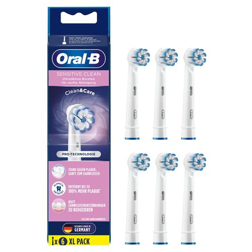 Tête de brosse Oral-B Sensitive Clean 6 pièces