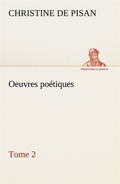 Oeuvres poetiques -  Christine D - broché