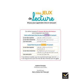 Mes jeux de lecture GS-CP