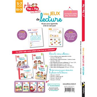 Mes jeux de lecture GS-CP