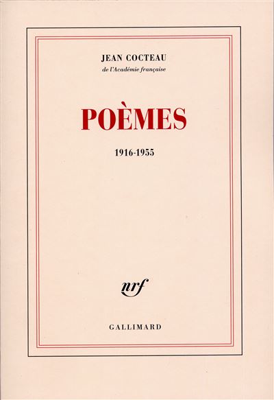Poèmes - Jean Cocteau - (donnée non spécifiée)