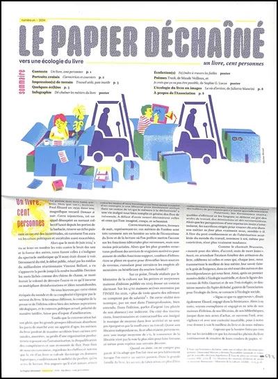 Le Papier déchaîné n°1 - Un livre, cent personnes ? - Association pour l'écologie du livre - Rue De L'echiquier - broché - Revue