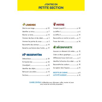 Les incollables - Cahier de vacances Simon - De la TPS à la PS - 2-3 ans