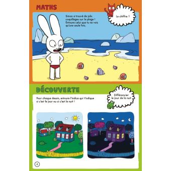 Les incollables - Cahier de vacances Simon - De la TPS à la PS - 2-3 ans